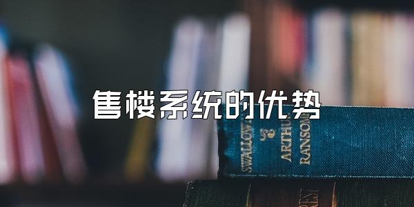 售楼系统的优势