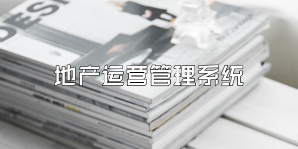 地产运营管理系统