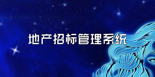 地产招标管理系统