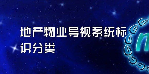 地产物业导视系统标识分类