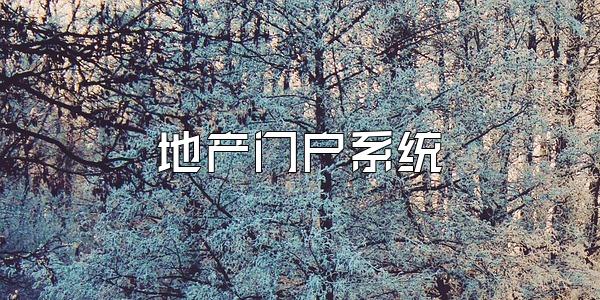 地产门户系统