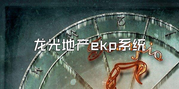 龙光地产ekp系统