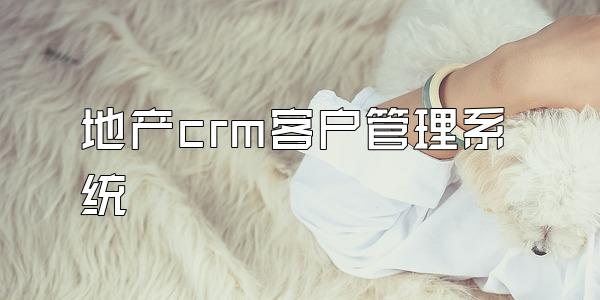 地产crm客户管理系统