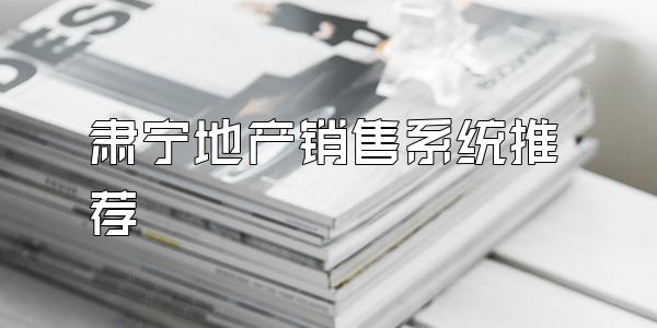 肃宁地产销售系统推荐