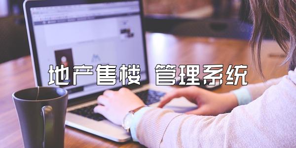 地产售楼 管理系统