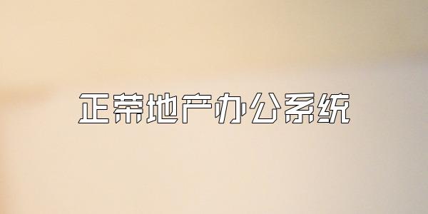 正荣地产办公系统