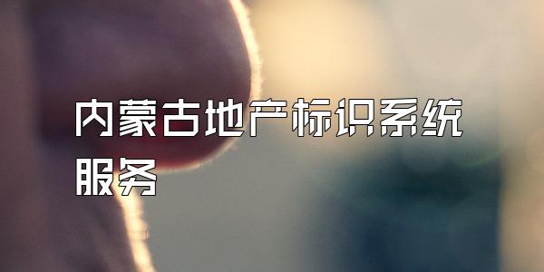 内蒙古地产标识系统服务