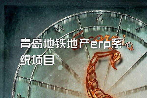 青岛地铁地产erp系统项目