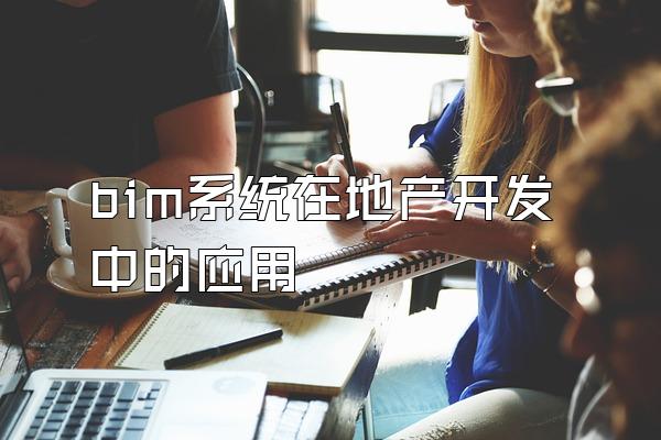 bim系统在地产开发中的应用