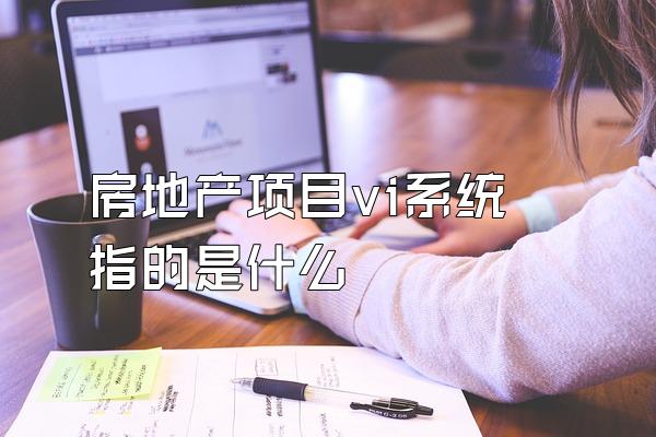 房地产项目vi系统指的是什么